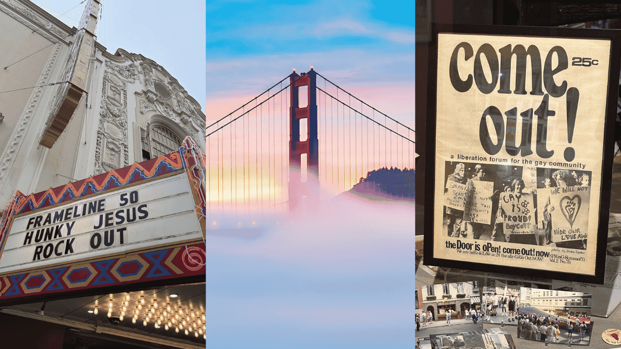 Castro Theatre; Golden Gate Bridge; Counterculture Museum