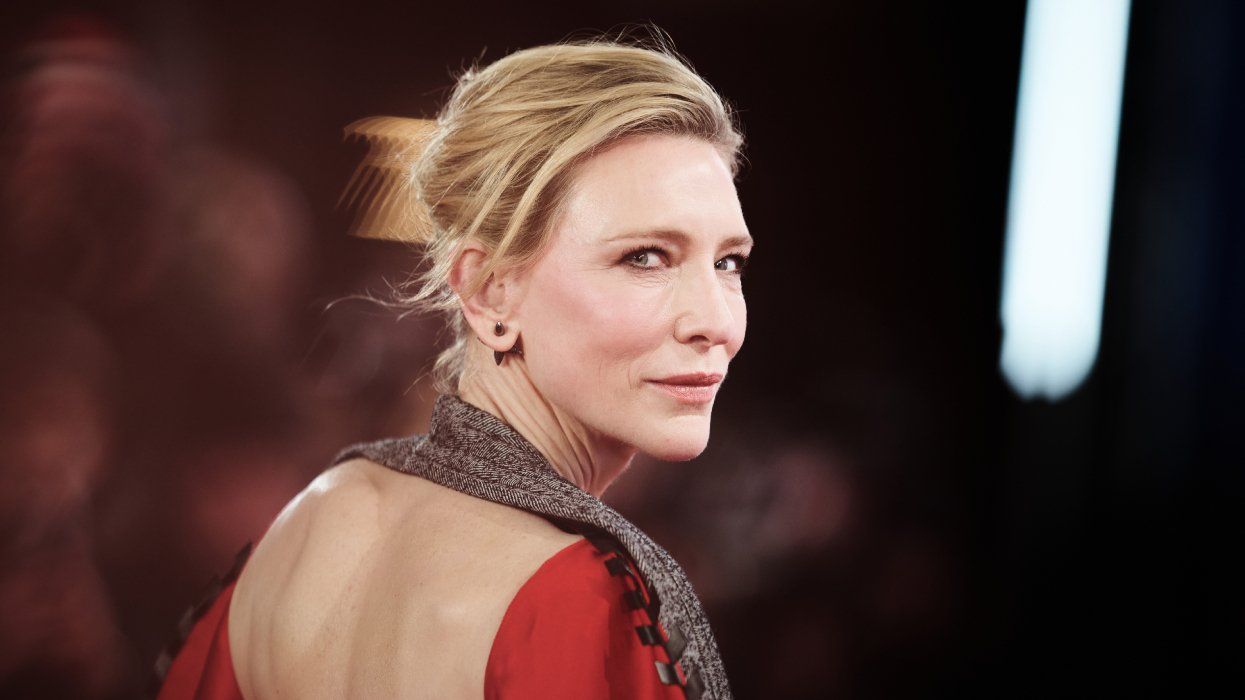 Cate Blanchett at an event to promote Black Bag