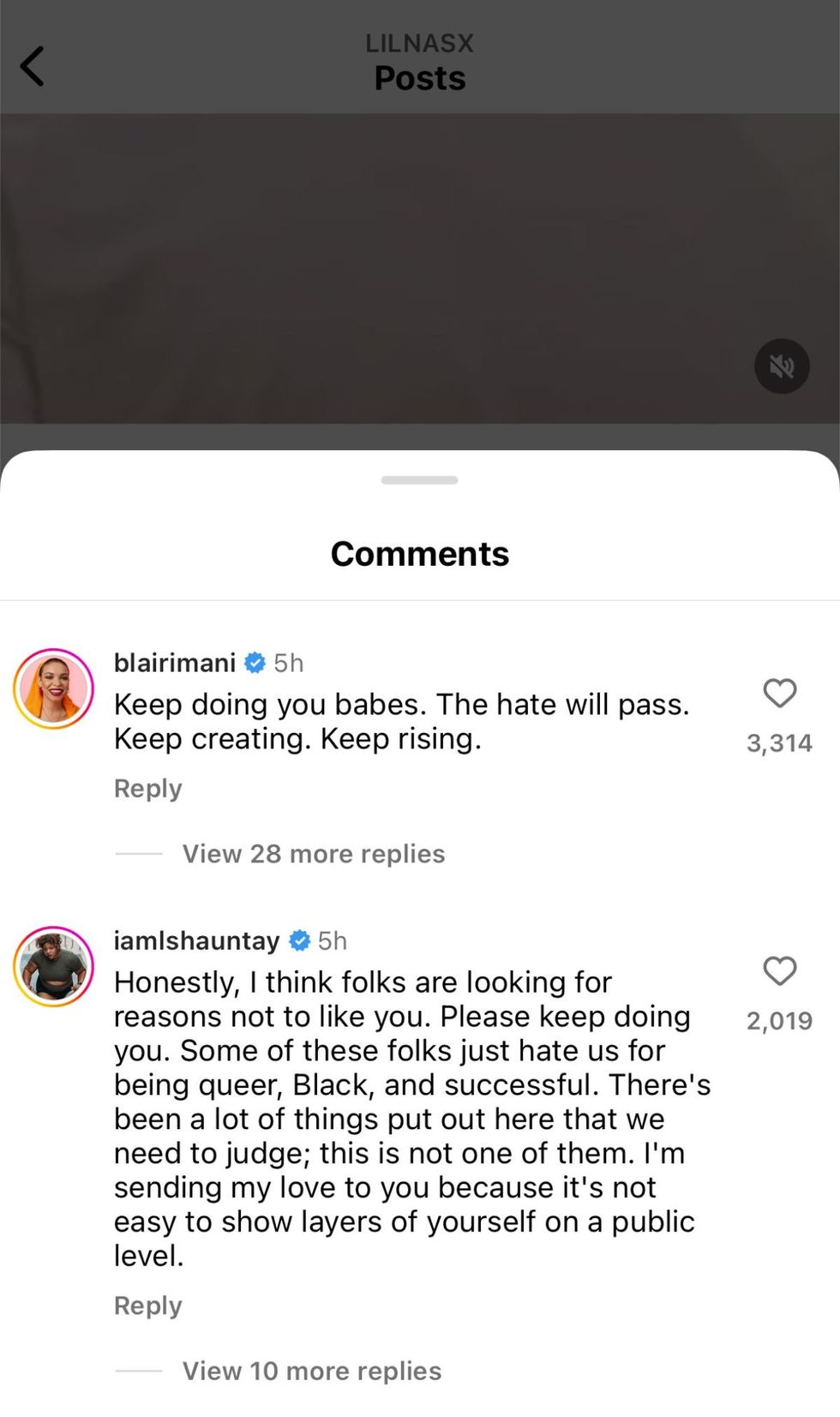 Celebrities react to Lil Nas X\u2019s apology video