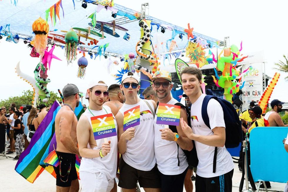 Celebrity Cruises Heats Up Miami Beach Gay Pride