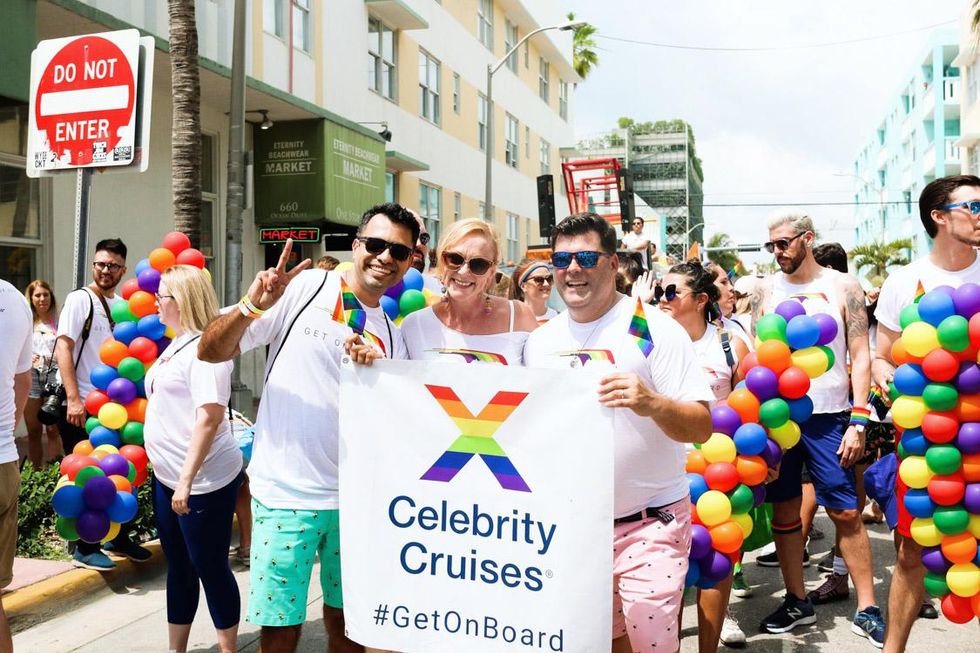 Celebrity Cruises Heats Up Miami Beach Gay Pride