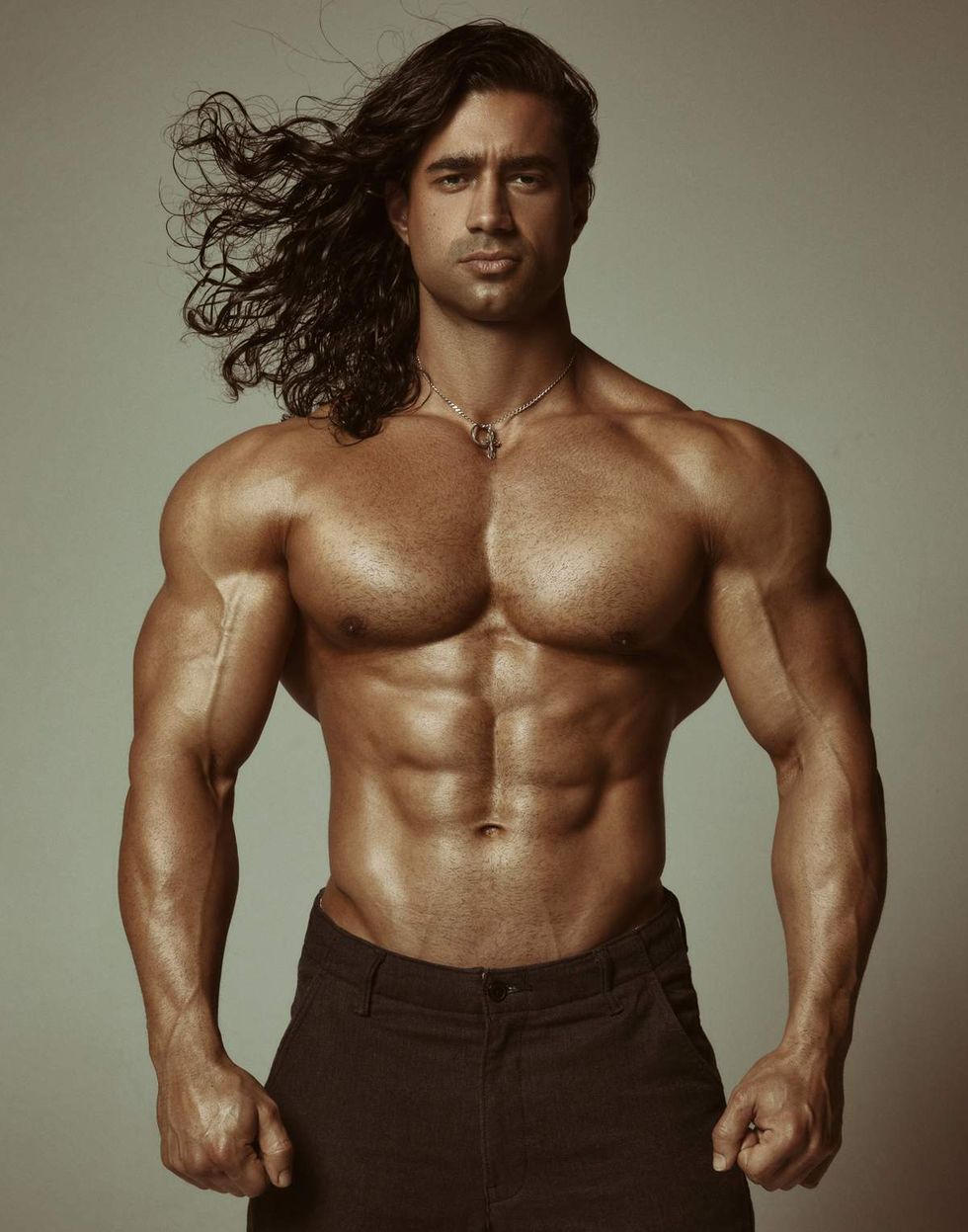 Celebrity photographer Mike Ruiz Rescue Me 2026 calendar benefitting Louies Legacy Animal Rescue featuring Dmitriy Voievodchuk