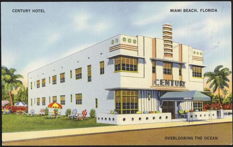 "Century Hotel, Miami Beach, Florida," 1939.