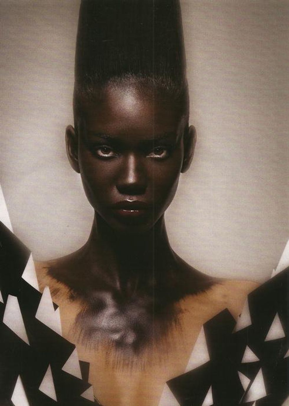 chanel iman vogue italia