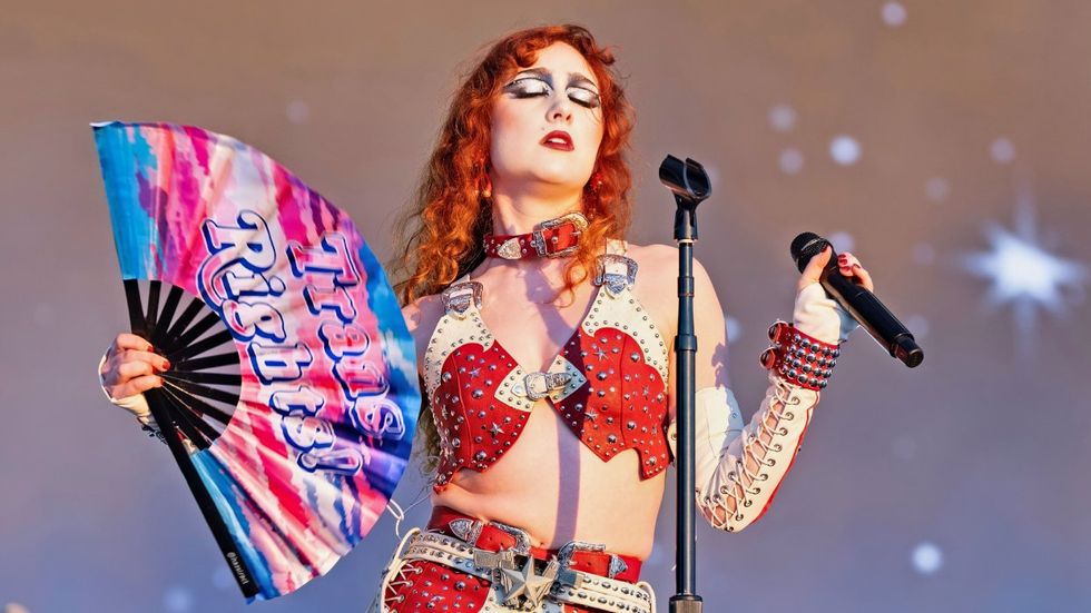 Chappell Roan performing at the 2024 Austin City Limits Music Festival