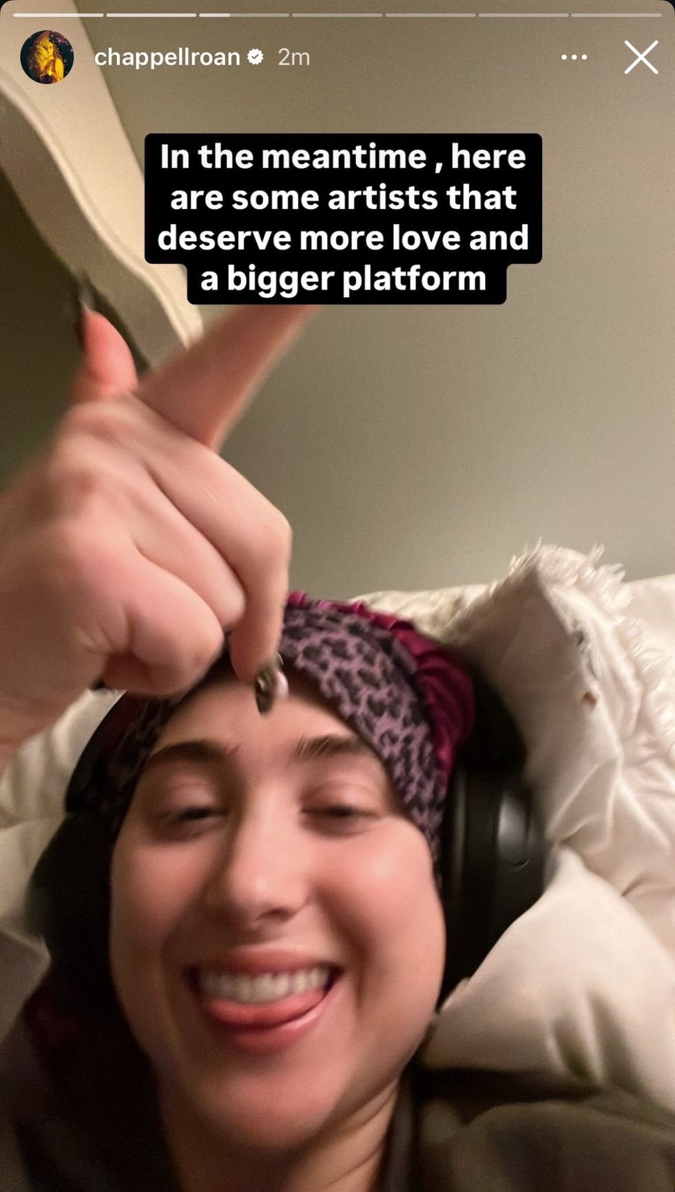 Chappell Roan via Instagram story