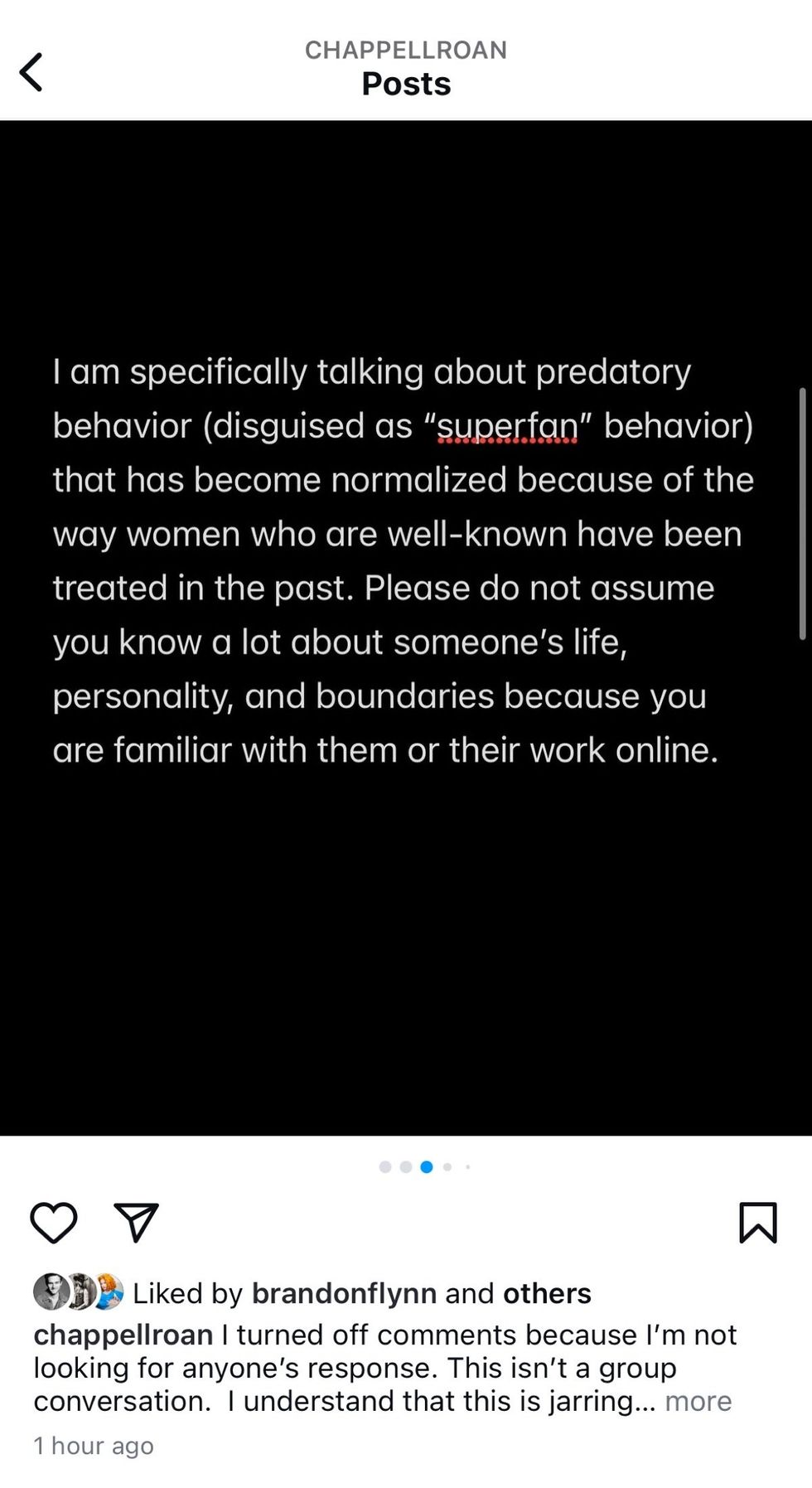 Chappell Roan via Instagram