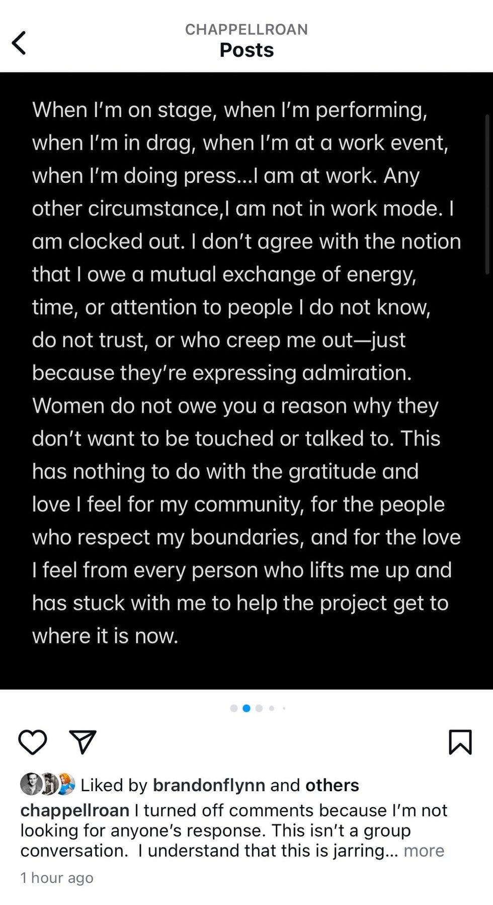 Chappell Roan via Instagram