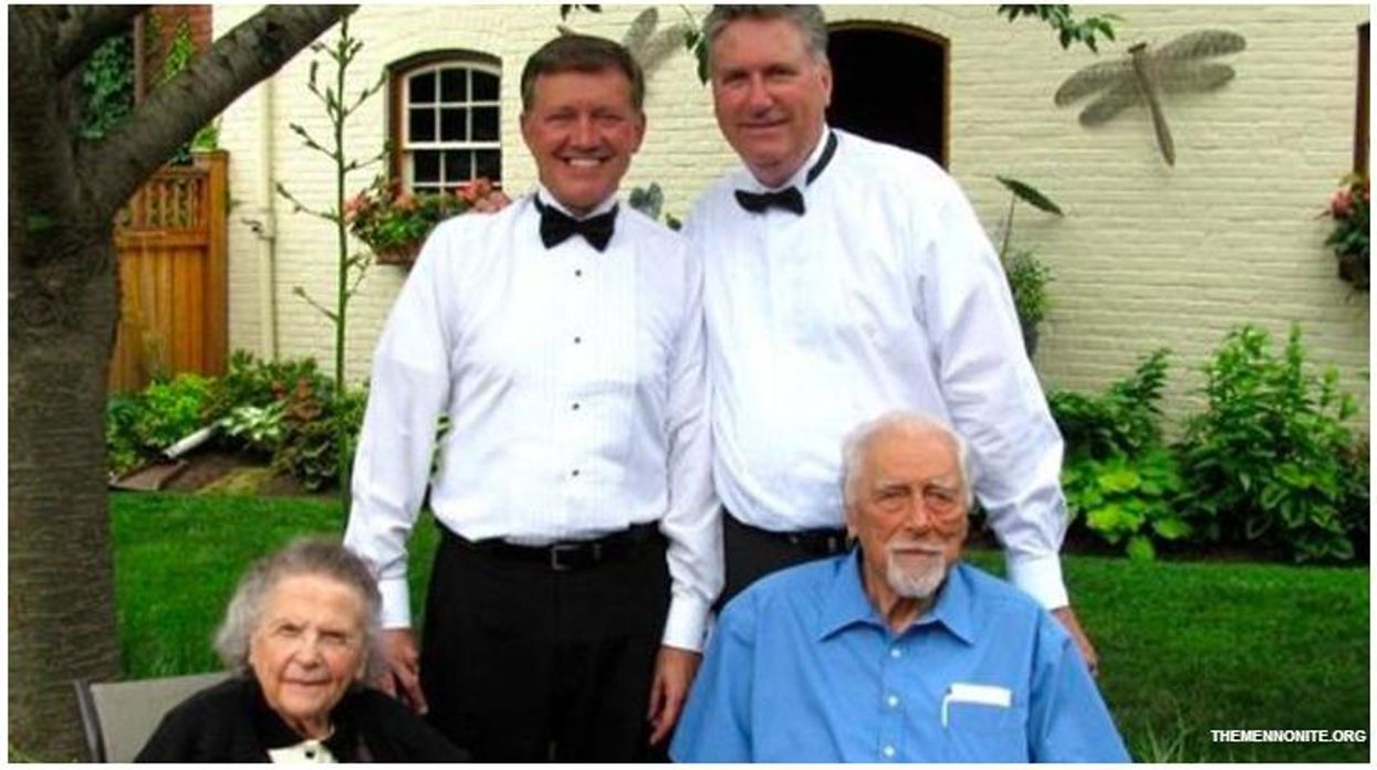 Charles Wenger dies at the age of 102. The former minister was stripped of his credentials by the Mennonite church after officiating the marriage of his gay son.