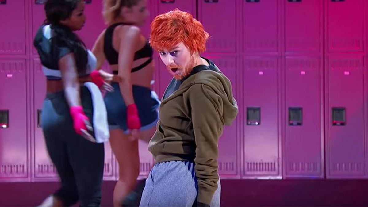 Charli XCX Becomes a Drag King Ed Sheeran for 'Lip Sync Battle'