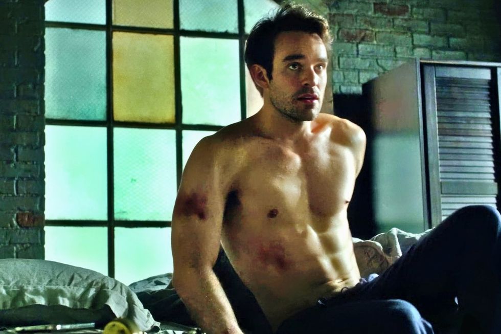 Charlie Cox as Matt Murdock, a.k.a. Daredevil, on Daredevil