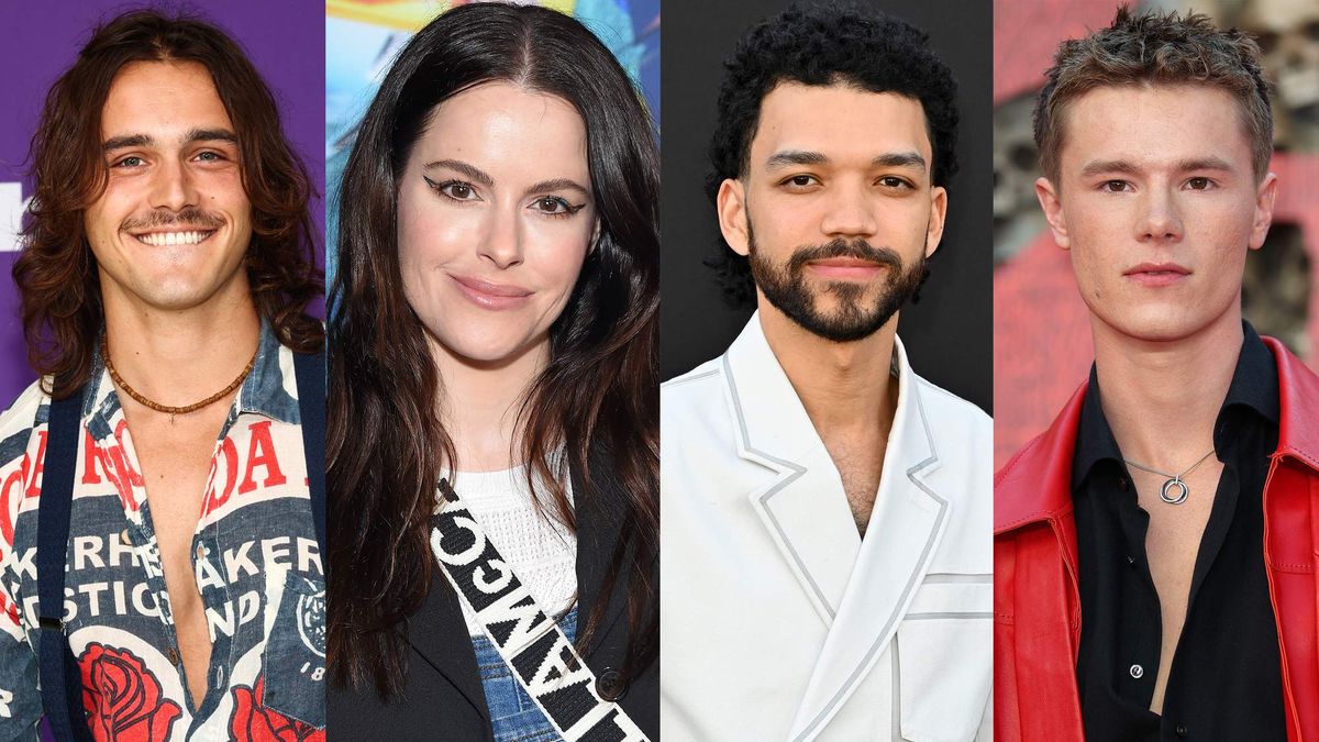 Charlie Gillespie, Emily Hampshire, Justice Smith, and Edvin Ryding.