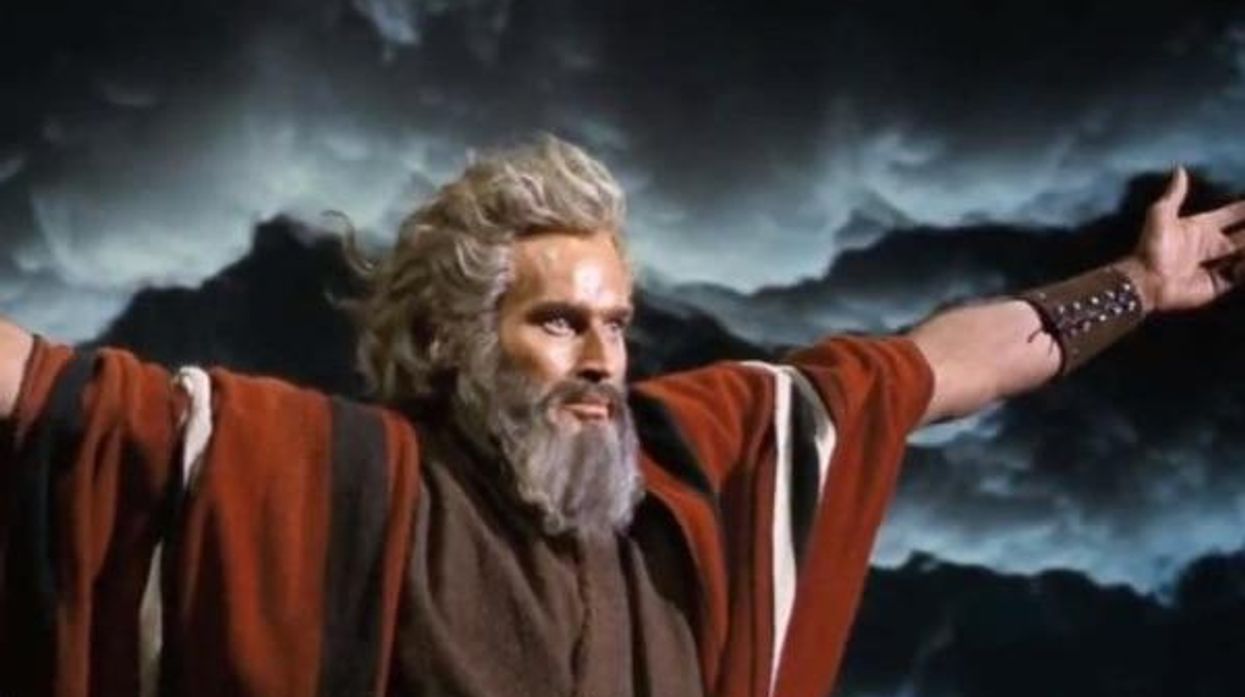 Charlton Heston in 10 Commandments