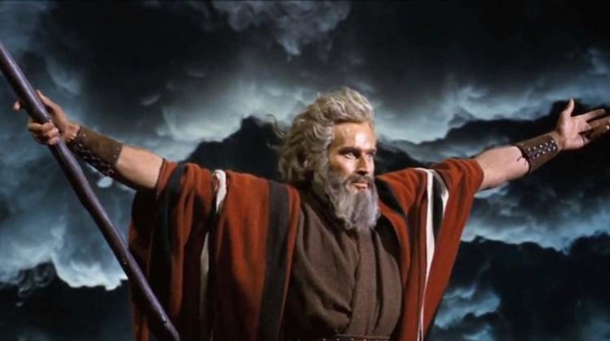 Charlton Heston in 10 Commandments