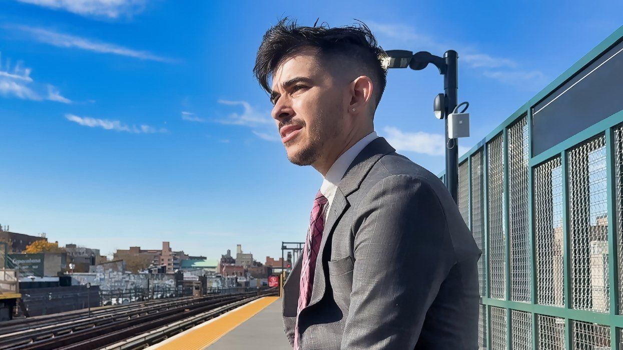 Chase Strangio in the Heightened Scrutiny documentary