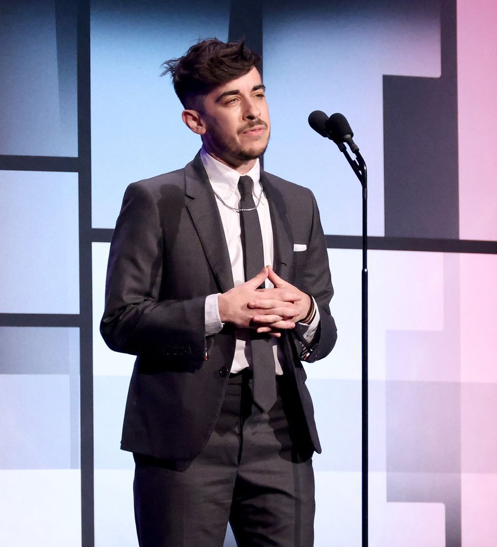 Chase Strangio speaks onstage during the 28th Annual Webby Awards New York City