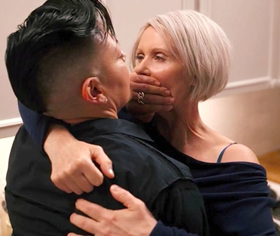 Che Diaz (left) and Miranda on And Just Like That...