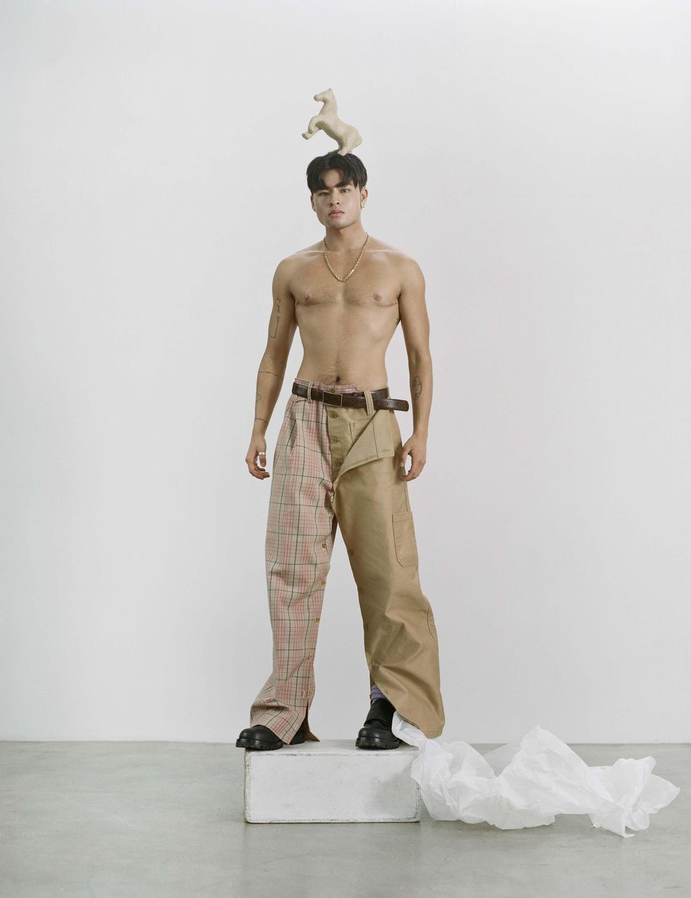 Chella Man in a cover story for Out Magazine February 2020