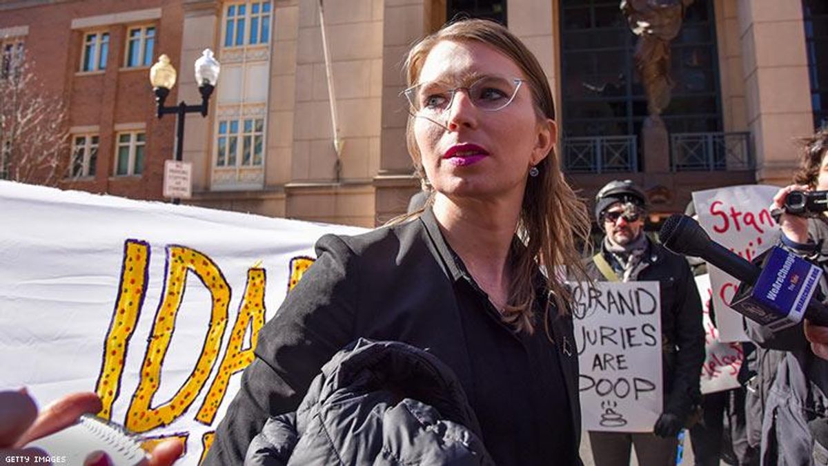 Chelsea Manning, jailed, will "not comply" with secret grand jury proceedings.