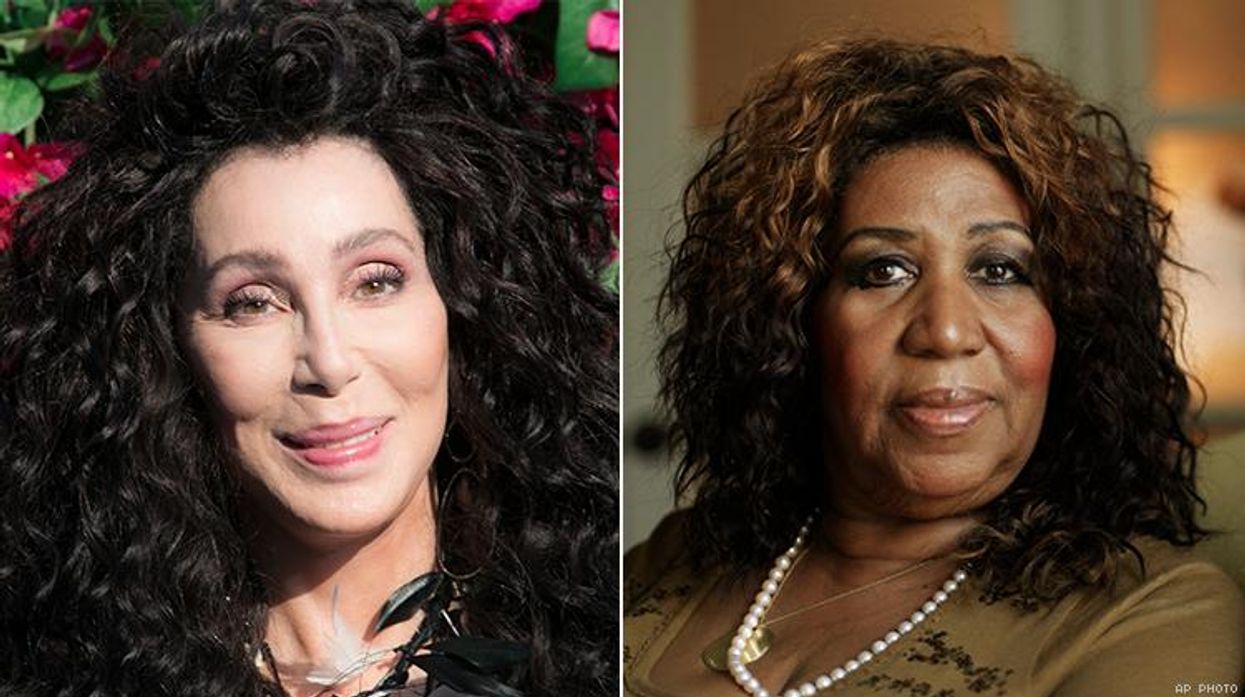 cher aretha franklin