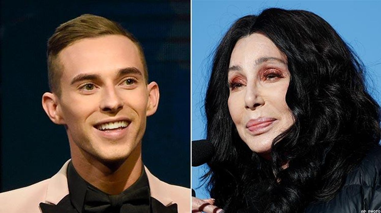 Cher Wrote a Note to Adam Rippon (Giving That a Standing O)