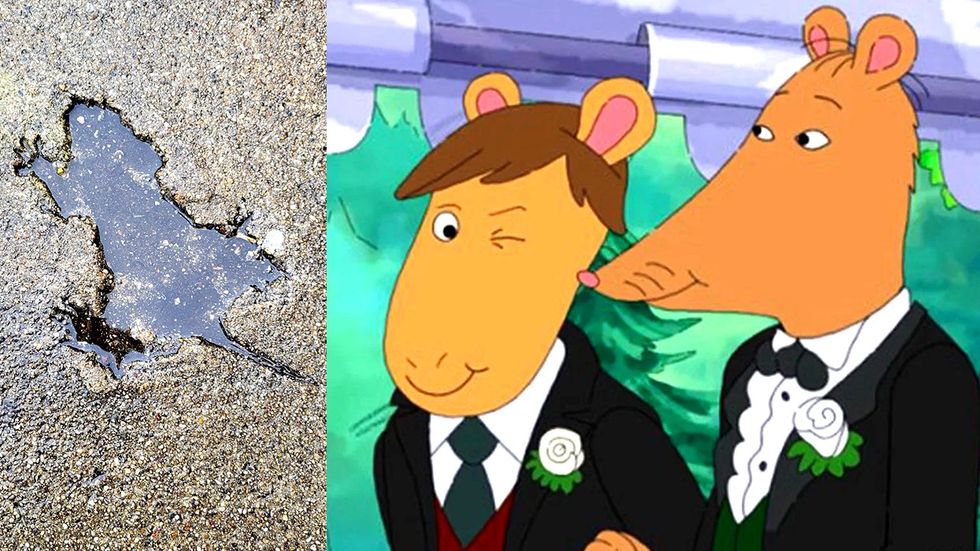 Chicago Rat Hole Cement Landmark mr ratburn gay wedding arthur cartoon