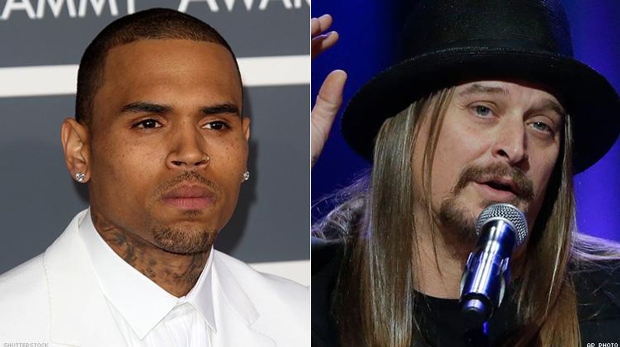 Chris Brown and Kid Rock