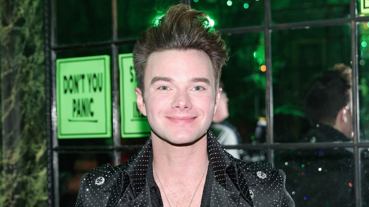 Chris Colfer attends "The Rocky Horror Show" Broadway Opening Night.
