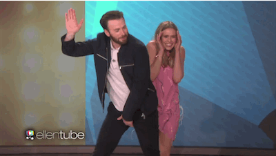 chris evans dancing