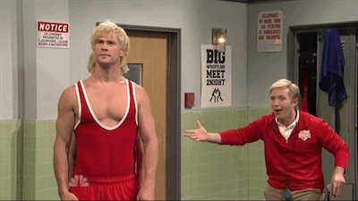 chris hemsworth snl gif
