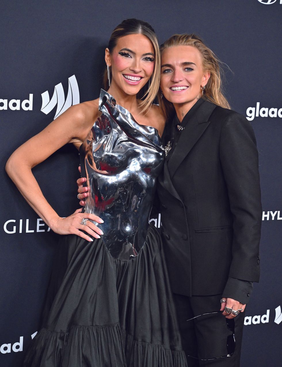 Chrishell Stause and G Flip attend the 35th Annual GLAAD Media Awards in Beverly Hills