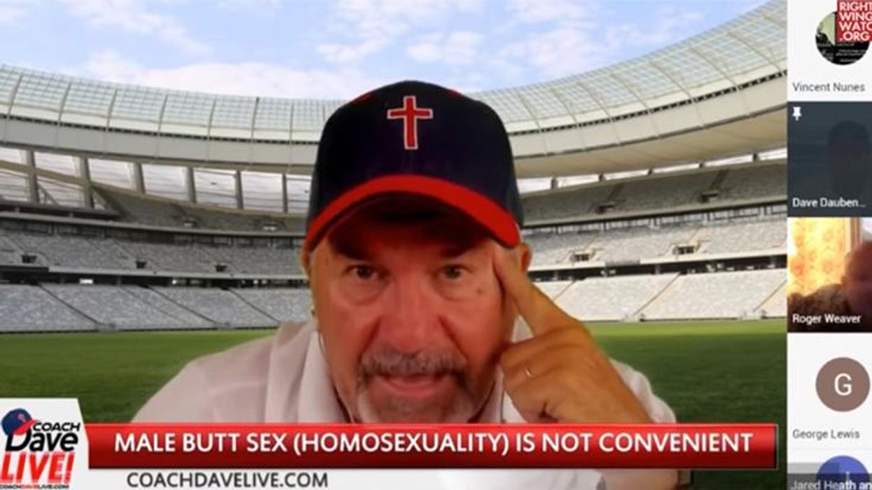 Christian Coach Warns That “Male Butt Sex Is Not Convenient”