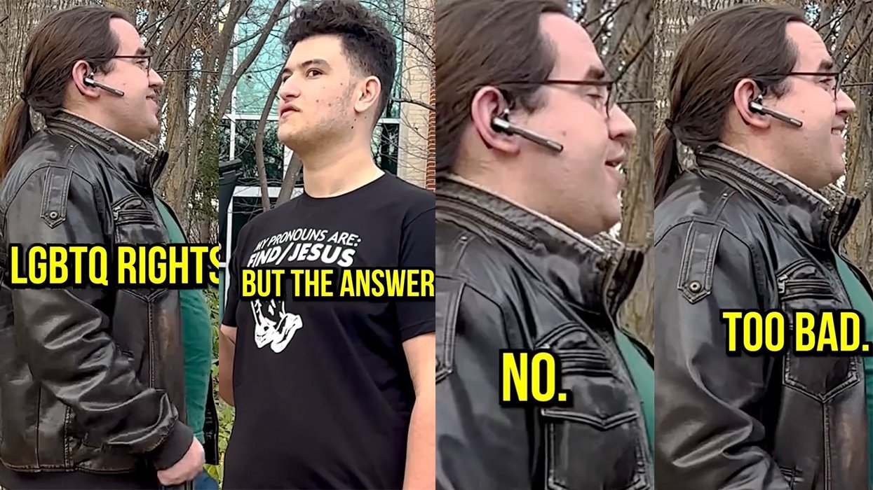 Christian TikToker Trolled In Person Too Bad