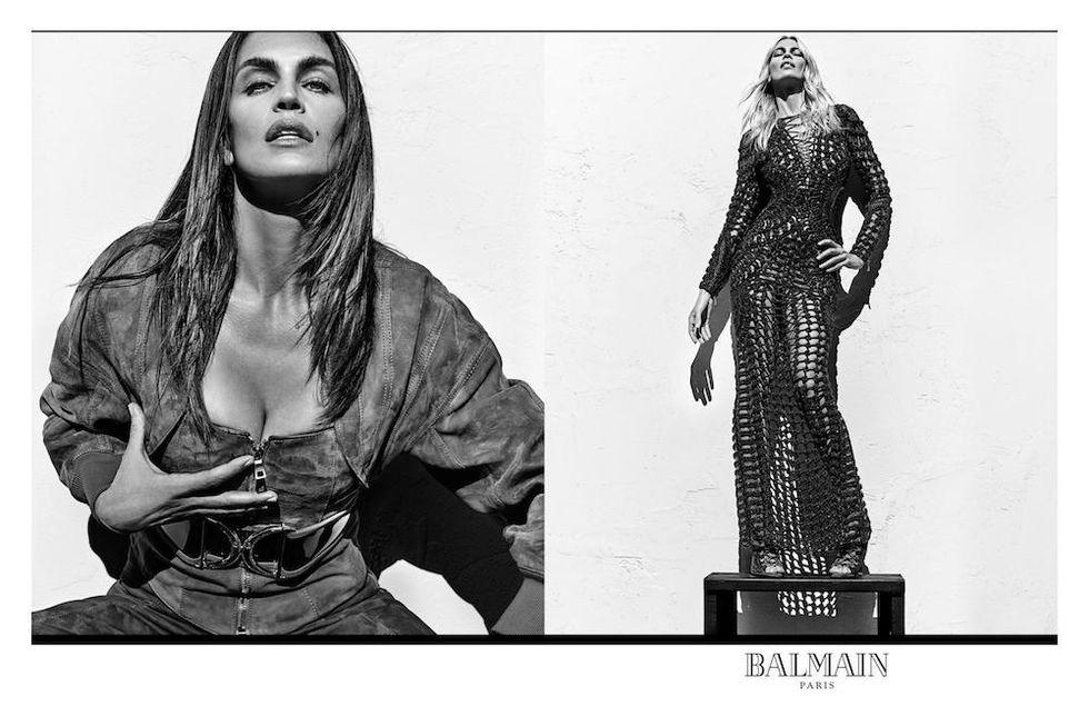 Cindy, Naomi and Claudia for Balmain's Spring-Summer 2016 Campaign