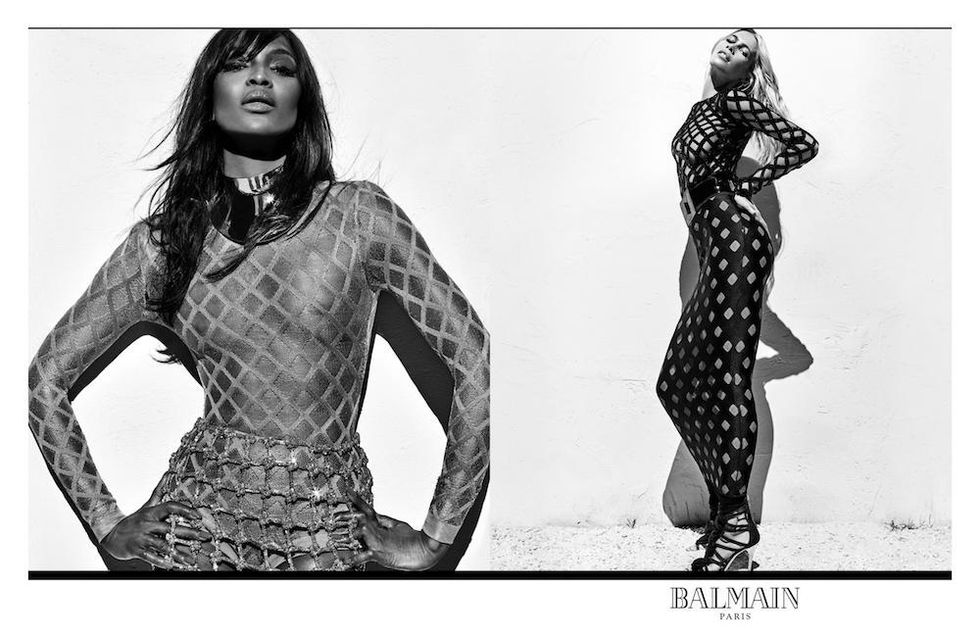 Cindy, Naomi and Claudia for Balmain's Spring-Summer 2016 Campaign