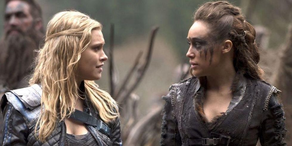 Clarke and Lexa, "The 100" (2014)