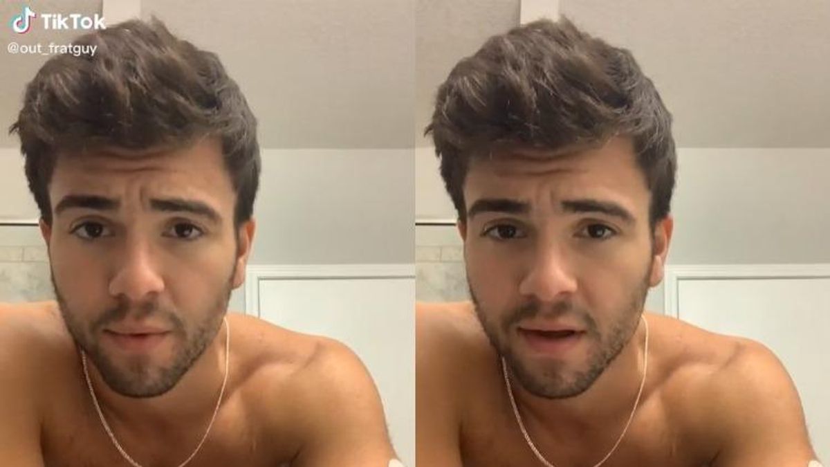 Closeted “Frat Guy” Student Athlete Josh Leafer Uses TikTok to Come Out