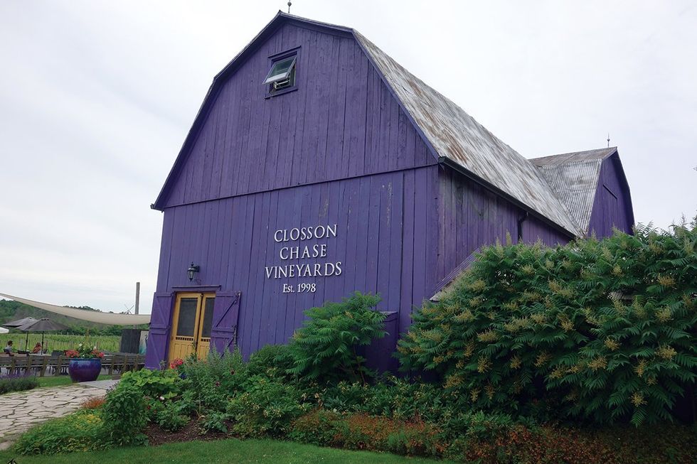 Closson Chase Vineyard in Hiller, Ontario