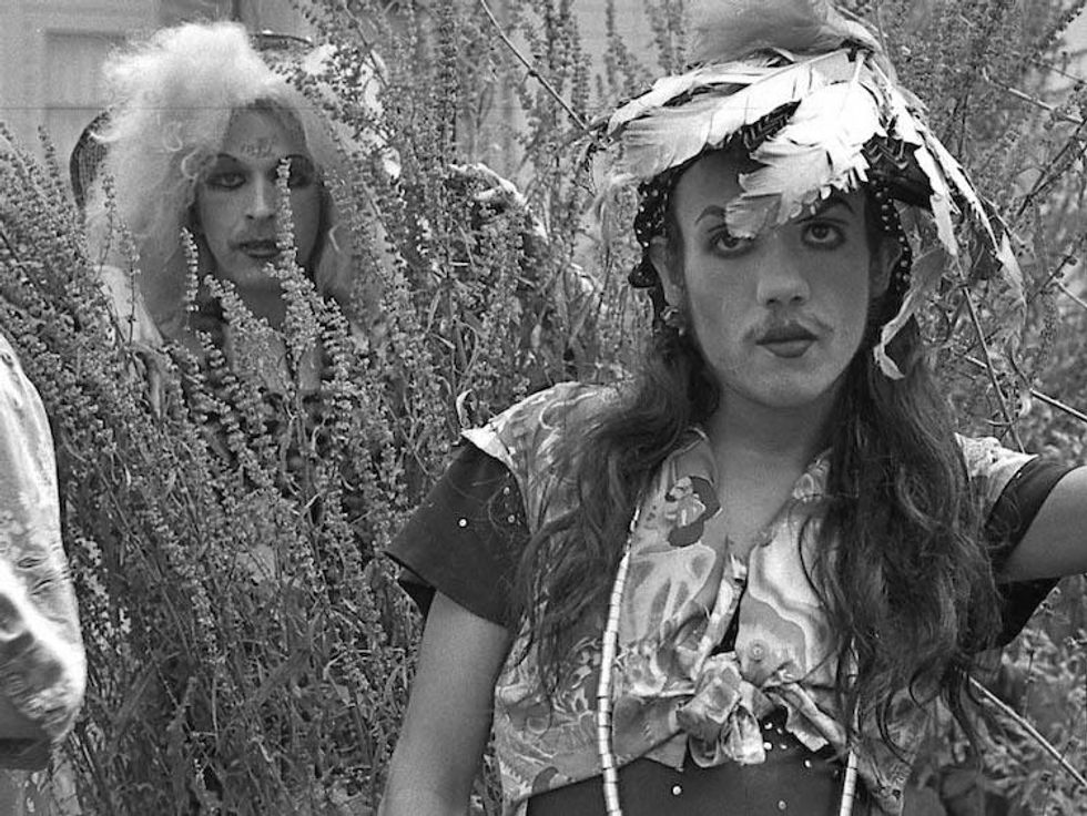 Cockettes Scrumbly and Link, 1970.