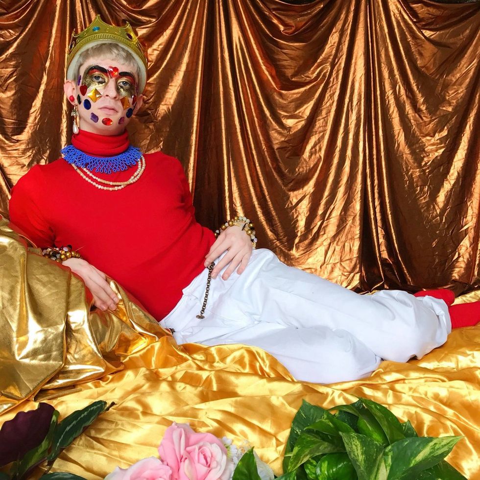 Colin J. Radcliffe Paris gay artist self portraits