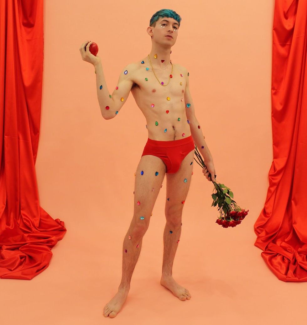 Colin J. Radcliffe Paris gay artist self portraits