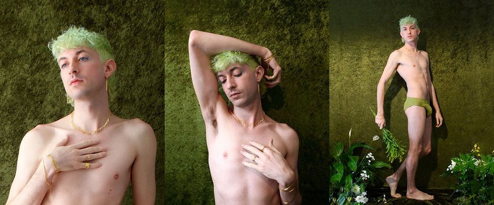 Colin J. Radcliffe Paris gay artist self portraits