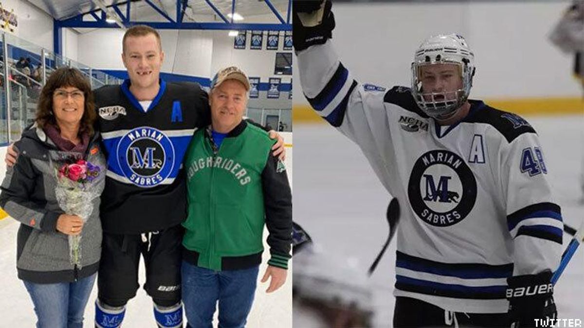 College Hockey Player Brock Weston Comes Out To Team