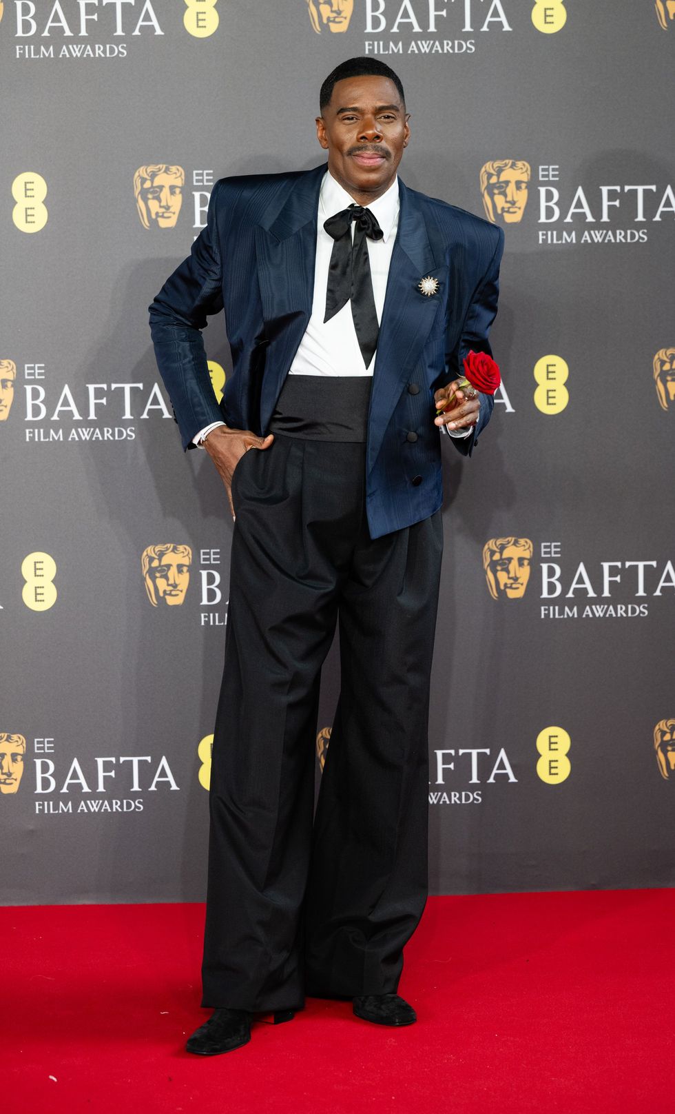 colman domingo bafta red carpet