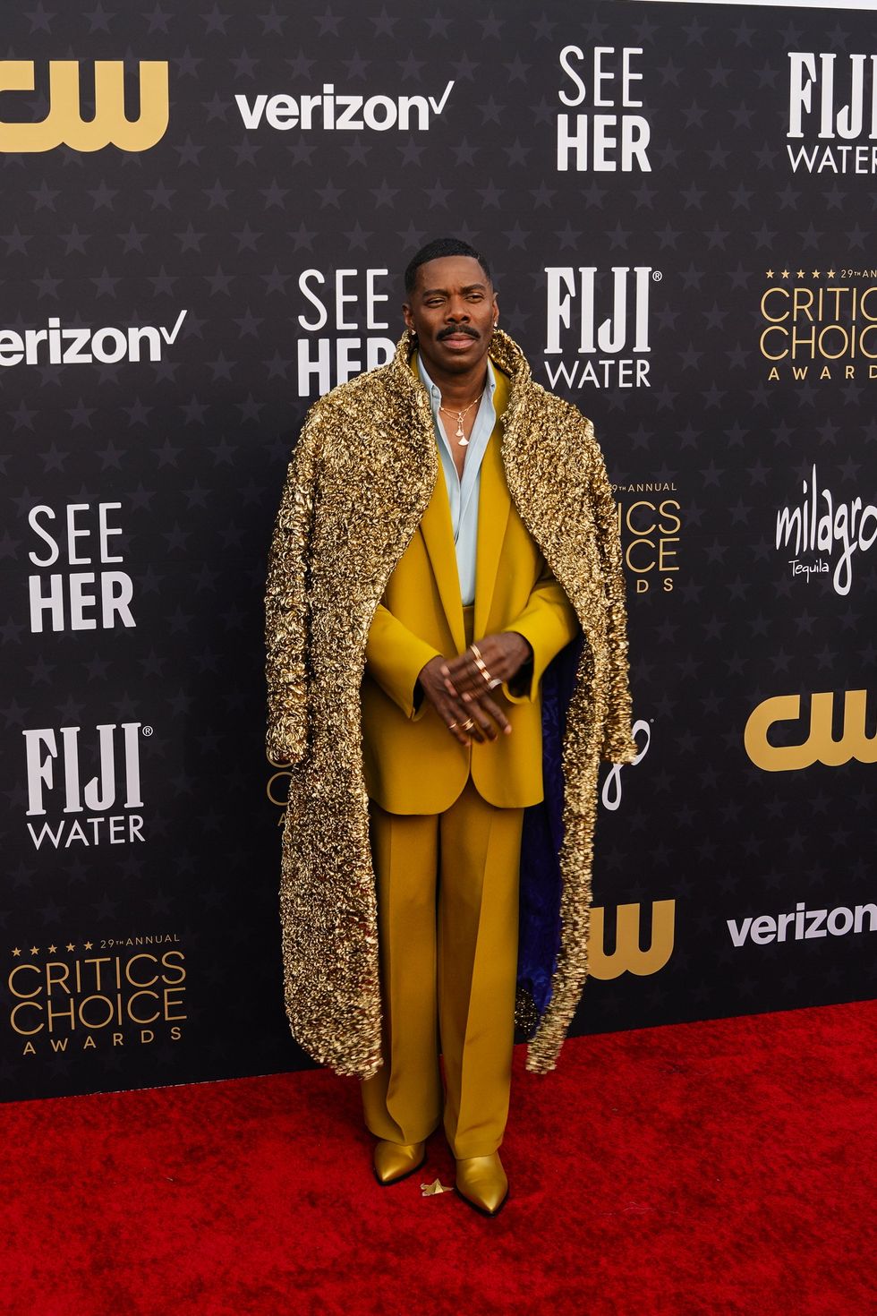 colman domingo red carpet critics choice awards