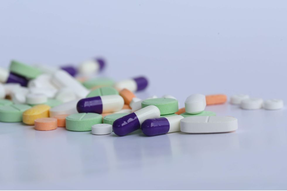 colorful pills