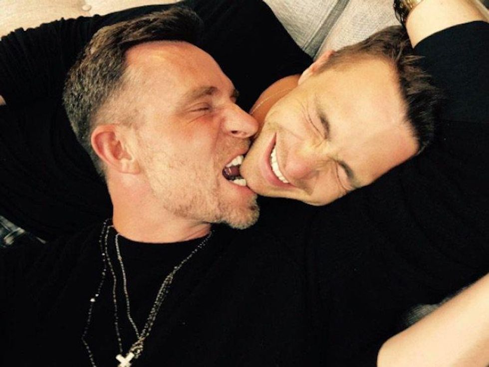 Colton Haynes and Jeff Leatham