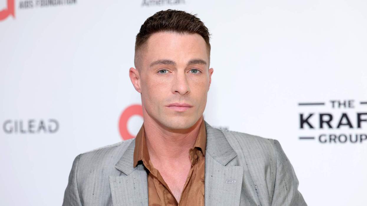 Colton Haynes attends Elton John AIDS Foundation's 34th Annual Academy Awards Viewing Party.