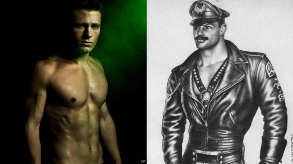 Colton Haynes dons leather for Tom of Finland look...and we approve!