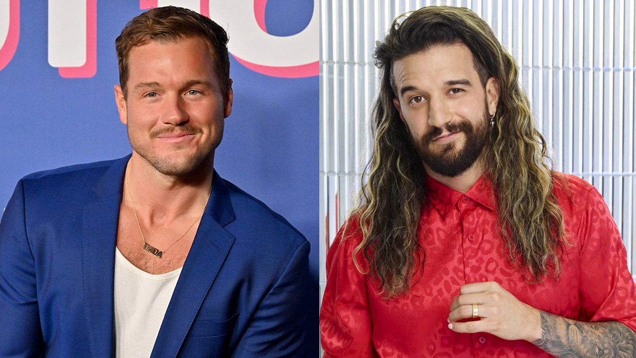 Colton Underwood 2024 Out 100 Celebration Mark Ballas dancing with the stars promo photo